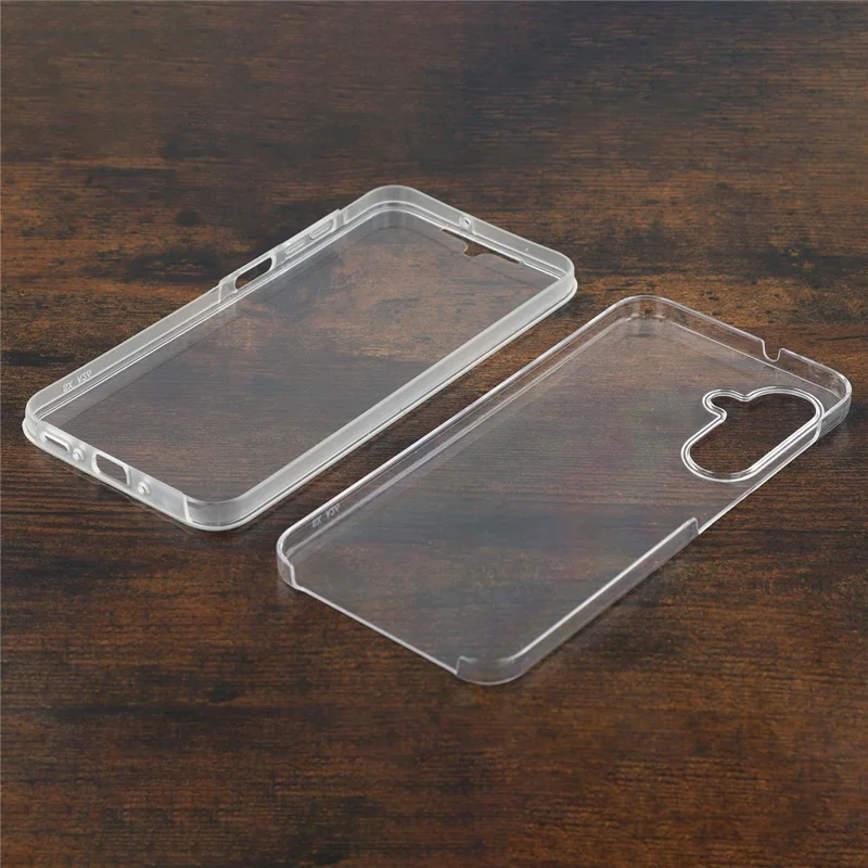 For Samsung Galaxy A26 5G Case TPU Frame Clear Acrylic Back Phone Cover with PET Film