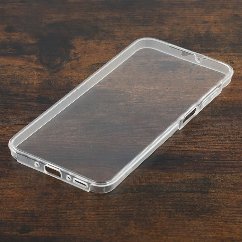 For Samsung Galaxy A26 5G Case TPU Frame Clear Acrylic Back Phone Cover with PET Film