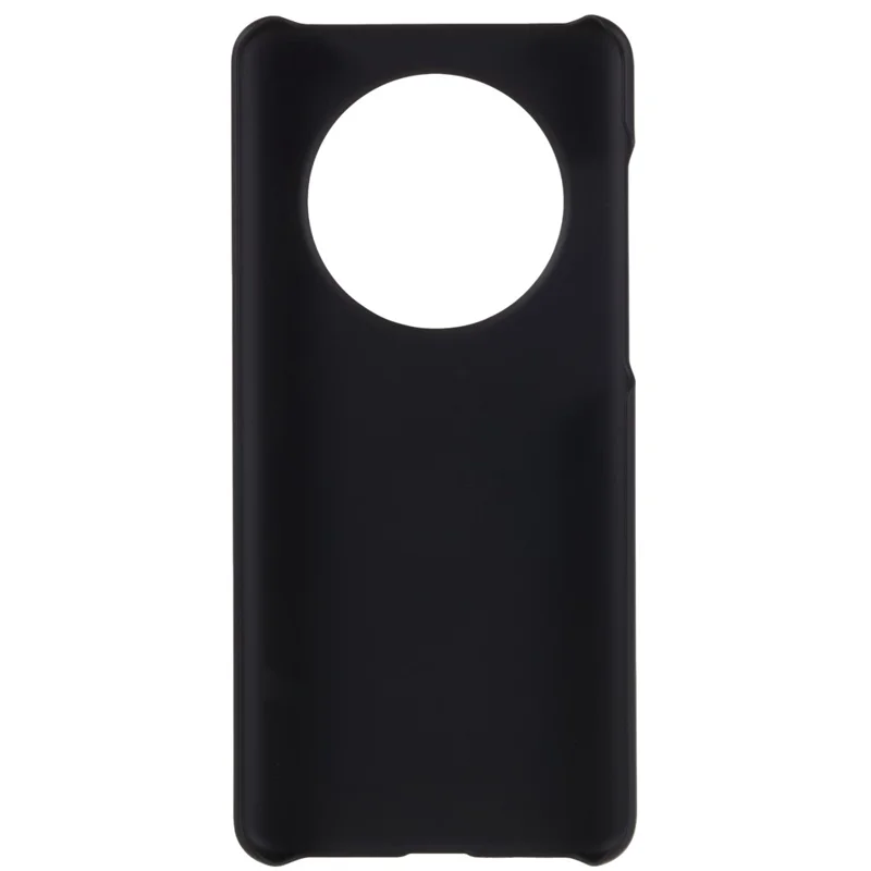 Voor Huawei Mate 50 Pro 4G Rubberachtige Glanzende Harde PC-telefoonhoes Anti-kras Dropbescherming Telefoonhoes - Zwart