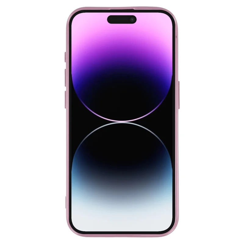 Per iPhone 14 Pro Case IMD Glitter TPU Custodia per telefono Taglio grande per fotocamera - Viola