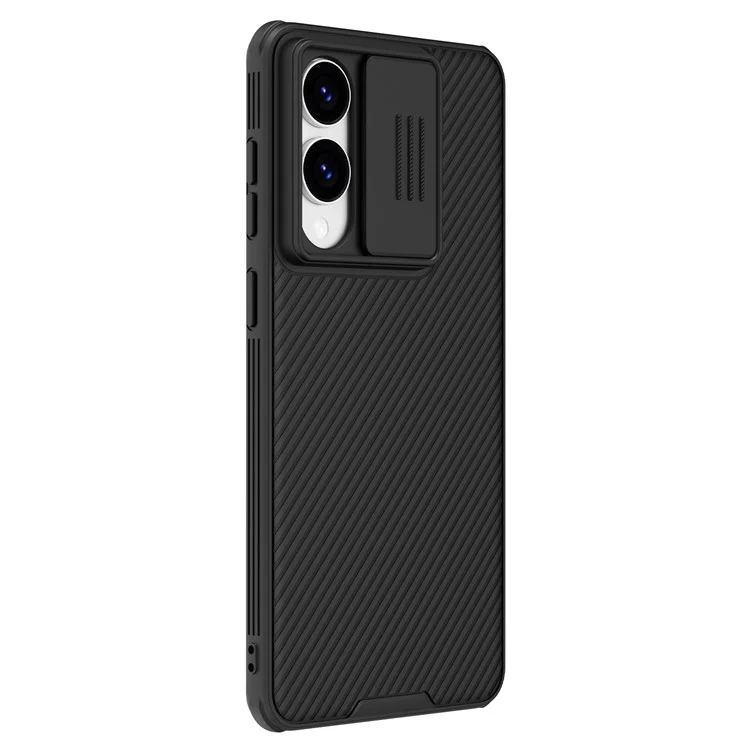 NILLKIN Camshield Pro Series for Samsung Galaxy S25 Edge Case PC + TPU Slide Camera Lid Phone Cover - Black