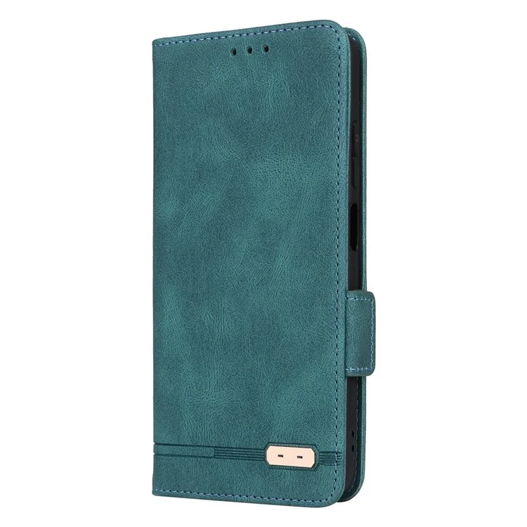 For Xiaomi Redmi 10 5G / Redmi 10 Prime+ 5G / Redmi Note 11E 5G Hardware Decor Leather Phone Case Dual Magnetic Clasp Protective Stand Flip Wallet Cover - Blue
