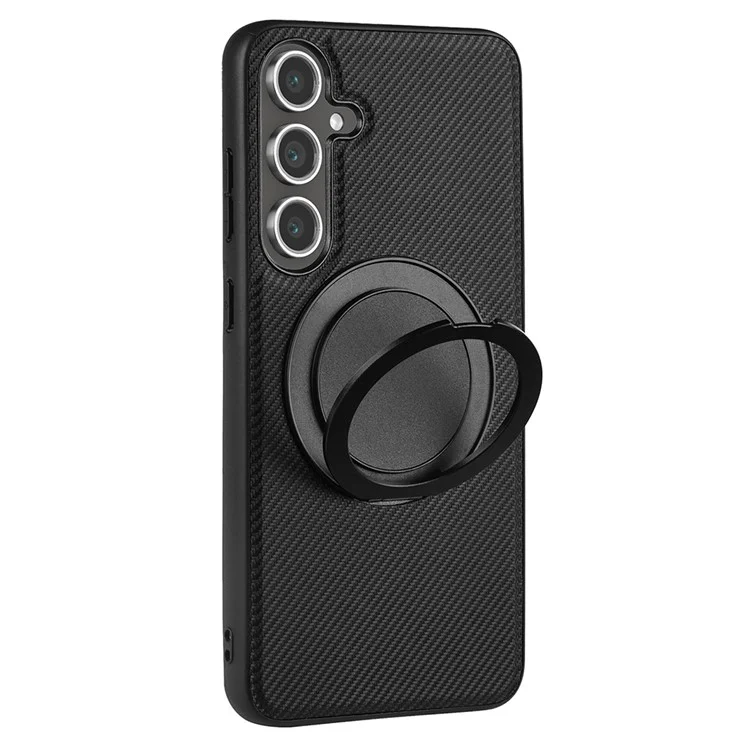VILI TCY for Samsung Galaxy A56 5G Magnetic Phone Case with Rotary Kickstand PC TPU Back Cover