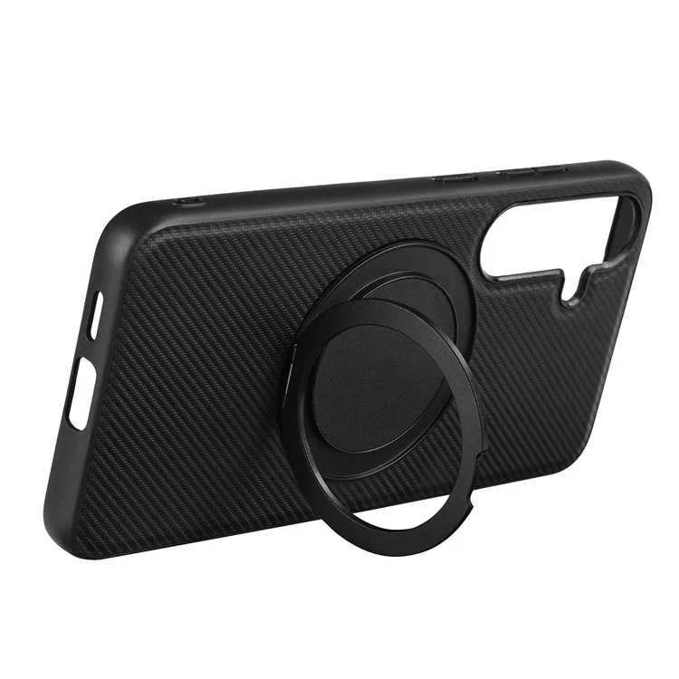 VILI TCY for Samsung Galaxy A56 5G Magnetic Phone Case with Rotary Kickstand PC TPU Back Cover