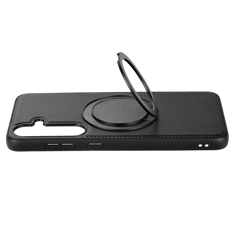VILI TCY for Samsung Galaxy A56 5G Magnetic Phone Case with Rotary Kickstand PC TPU Back Cover