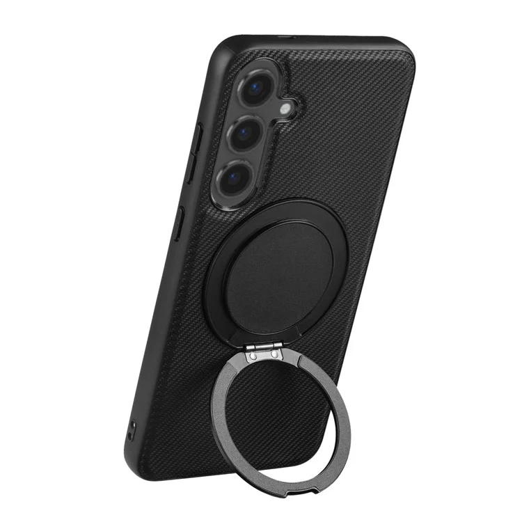 VILI TCY for Samsung Galaxy A56 5G Magnetic Phone Case with Rotary Kickstand PC TPU Back Cover