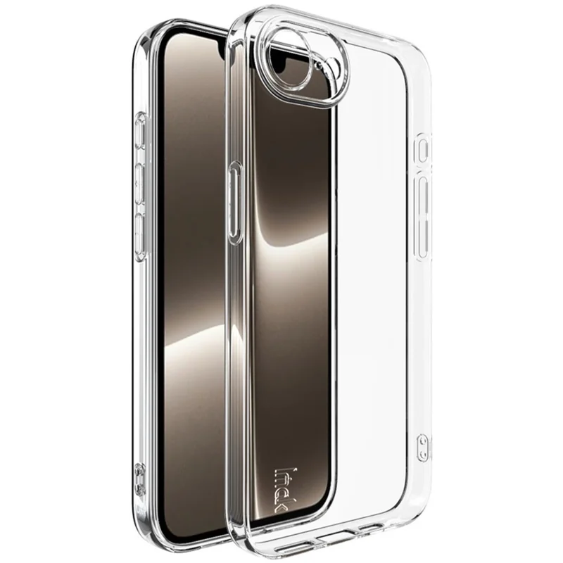 IMAK UX-5 Series For iPhone 16e Case Shockproof TPU Clear Slim Back Shell