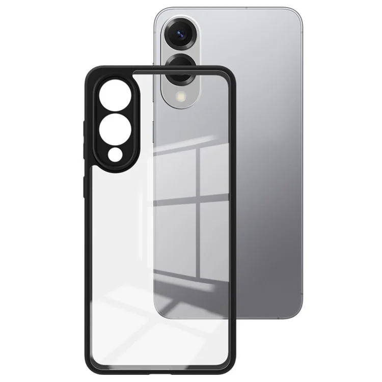 IMAK UX-9A Series for Samsung Galaxy S25 Edge Case Clear TPU PC Phone Cover Reinforced Corners