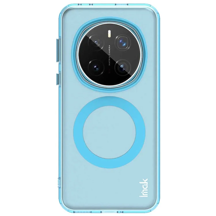IMAK For Honor Magic7 Pro 5G Case Compatible with MagSafe Candy Color Anti Drop TPU + PET Back Cover - Blue