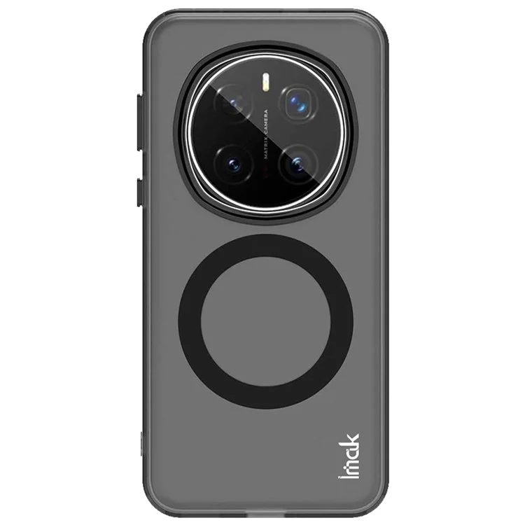 IMAK Pour Honor Magic7 Pro 5G Étui Compatible avec MagSafe Couleur Bonbon Antichoc TPU + PET Coque Arrière - Noir