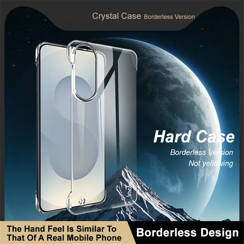 Custodia IMAK per Samsung Galaxy S25 Edge Cover Telefono Trasparente con Angoli Rinforzati, Bordi Sottili