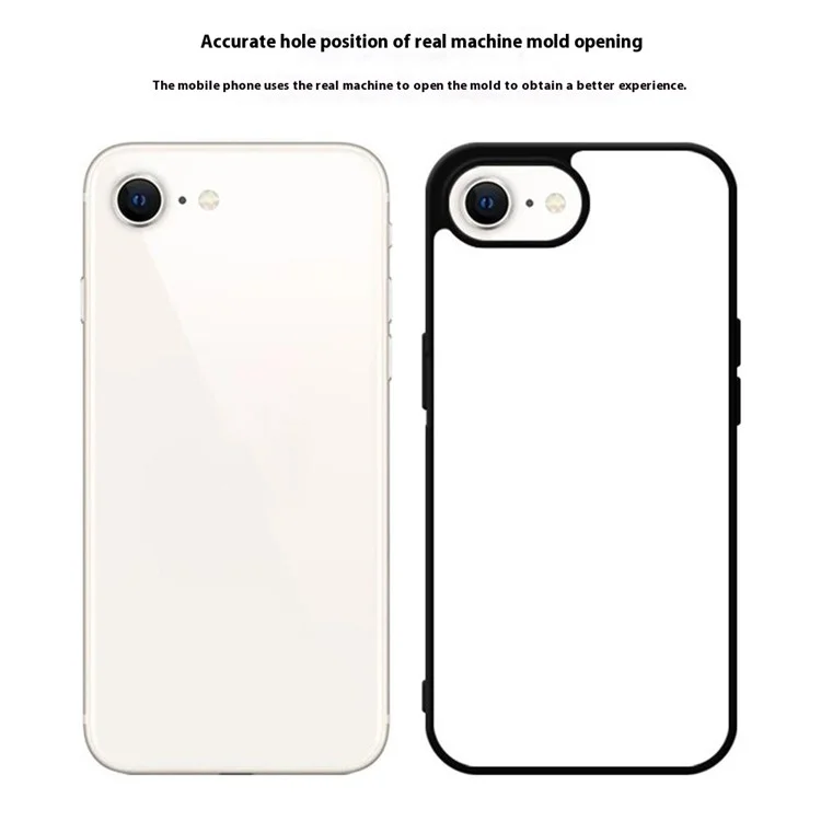 Pack de 10 Fundas para iPhone 16e - Carcasa de PC + TPU para Teléfono, Compatible con Impresión por Transferencia Térmica