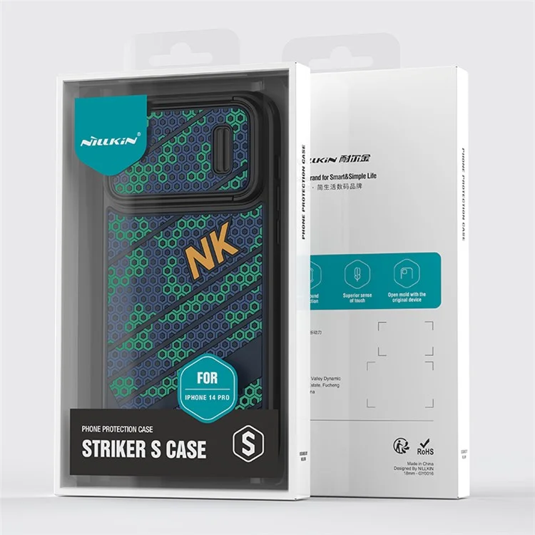 Nillkin Para Iphone 14 Prolish Honeycomb Texture Texture Back Cincent