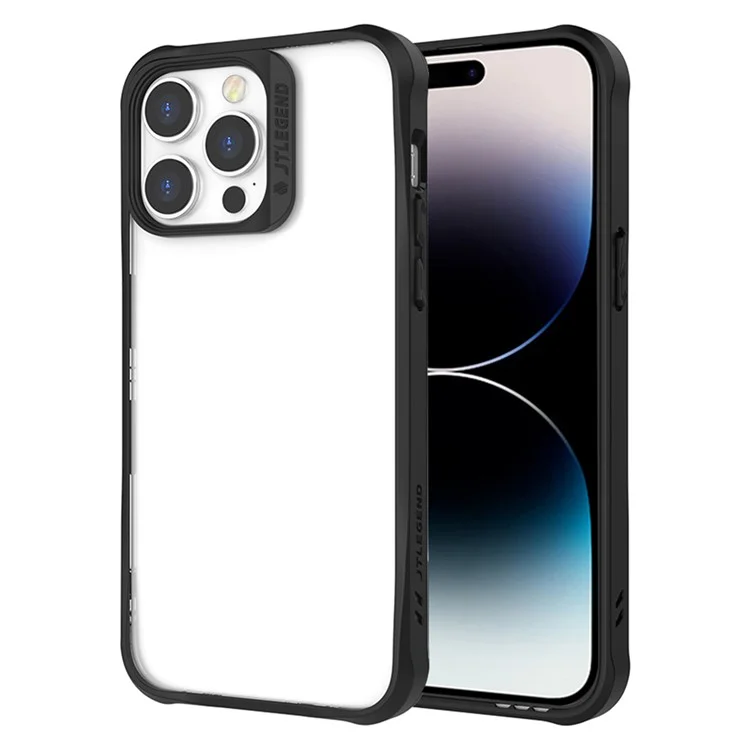 Tlegend dx dx Shockproof Phone Case For Iphone 14 Pro Max, Military Grade Tpu + pc Protecteur de Protection Couverture du Téléphone - le Noir