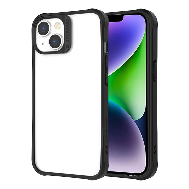 Tlegend DX Military Grade Phone Case Pour Iphone 14 Plus, Couverture de Téléphone Mobile Tpu + pc à L'épreuve Des Drops - le Noir