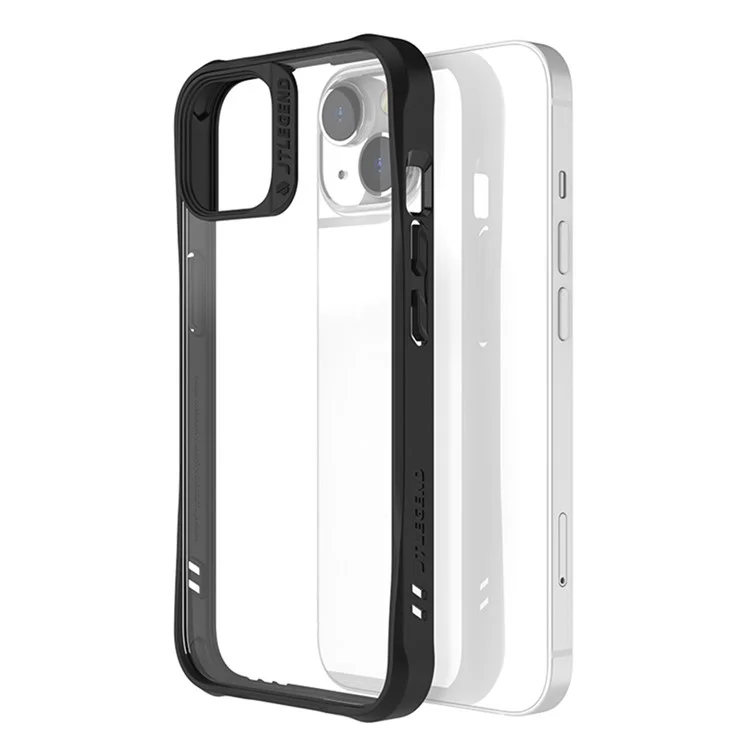 Tlegend DX Military Grade Phone Case Pour Iphone 14 Plus, Couverture de Téléphone Mobile Tpu + pc à L'épreuve Des Drops - le Noir