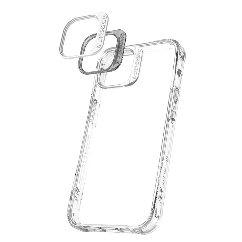 TLEGEND DX Military Grade Phone Case for iPhone 14 Plus, TPU+PC Drop-proof Mobile Phone Cover - Transparent