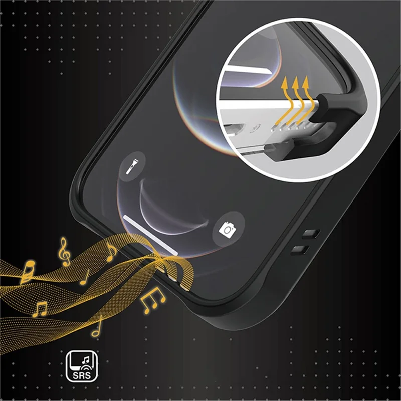 TLEGEND DX Military Grade Phone Case for iPhone 14 Plus, TPU+PC Drop-proof Mobile Phone Cover - Transparent