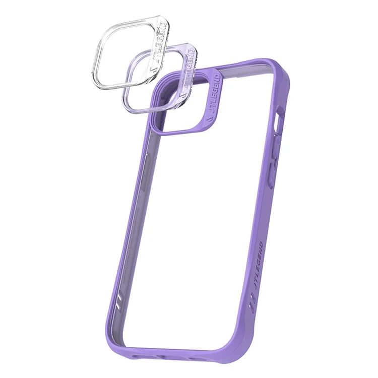 TLEGEND DX Military Grade Phone Case for iPhone 14, Lightweight Fall Prevention TPU+PC Cell Phone Cover - Purple