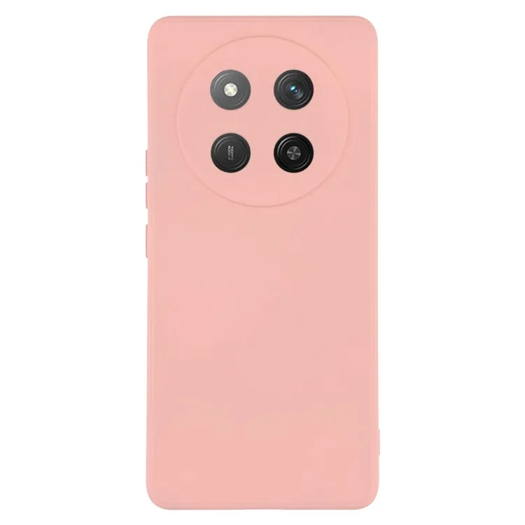 Capa para Honor X60 Pro 5G / X9c 5G em TPU Traseira Macia Anti-Riscos com Forro de Fibra - Rosa