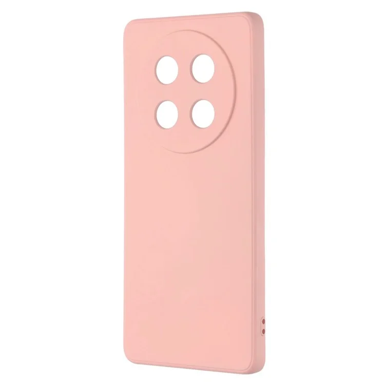 Capa para Honor X60 Pro 5G / X9c 5G em TPU Traseira Macia Anti-Riscos com Forro de Fibra - Rosa