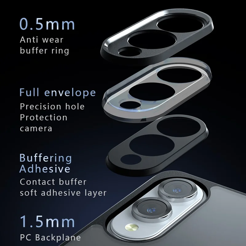 For Samsung Galaxy S25 Edge Case TPU + PC Shockproof Clear Phone Cover