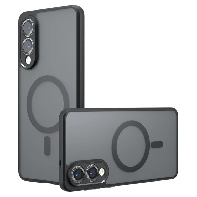 For Samsung Galaxy S25 Edge Case Compatible with MagSafe TPU + PC Matte Skin Touch Phone Cover