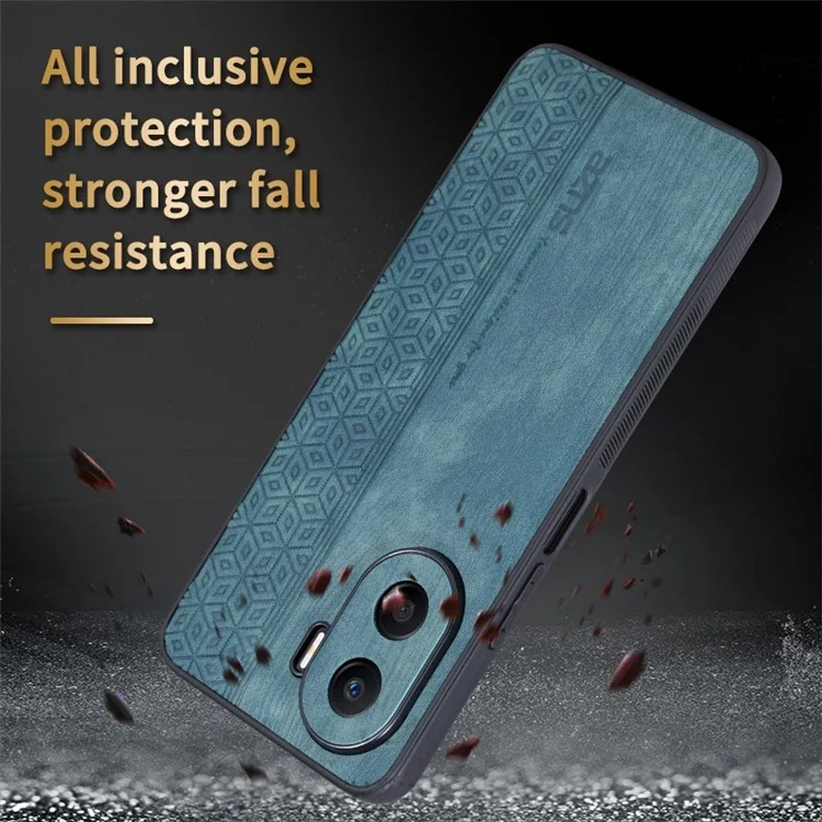 AZNS Impresso Pattern Phone Case Para Honra X40i 5g, Cobertura de Proteção à Prova de Choque TPU Revestida Com Couro Pu, PU - Castanho
