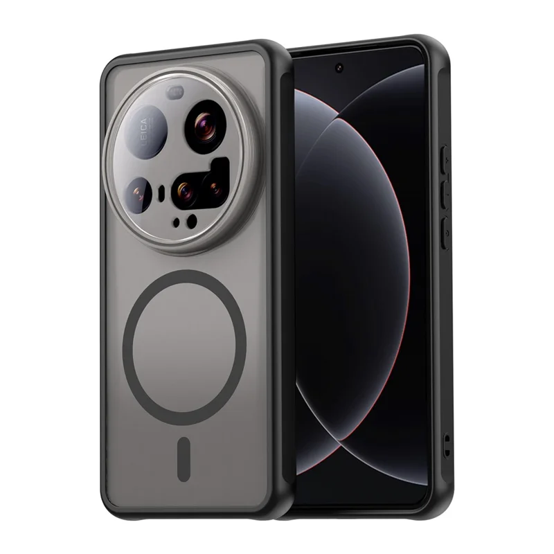 For Xiaomi 15 Ultra Magnetic Case Anti Drop PC + TPU Phone Cover - Black