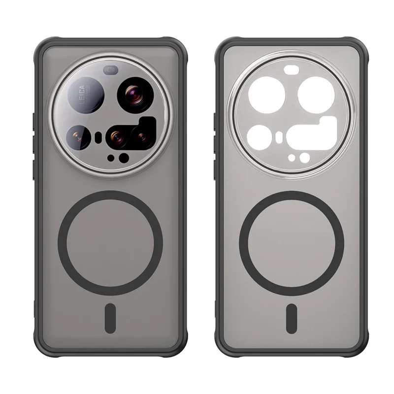 For Xiaomi 15 Ultra Magnetic Case Anti Drop PC + TPU Phone Cover - Black