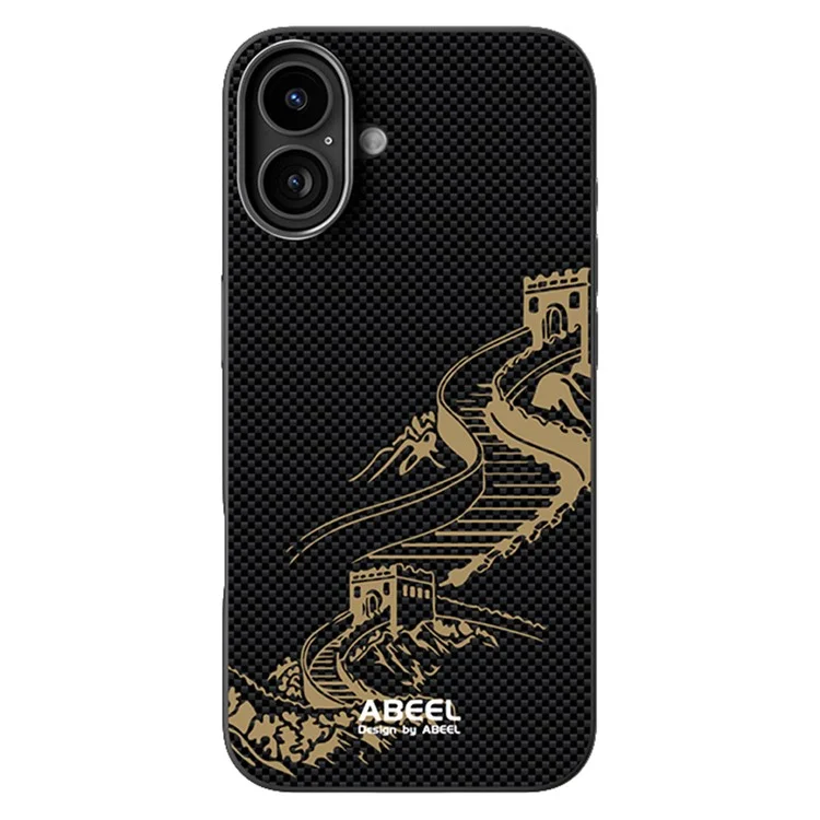 ABEEL For iPhone 16 Plus Case Compatible with MagSafe Ultra Slim PC TPU Phone Back Cover - The Great Wall