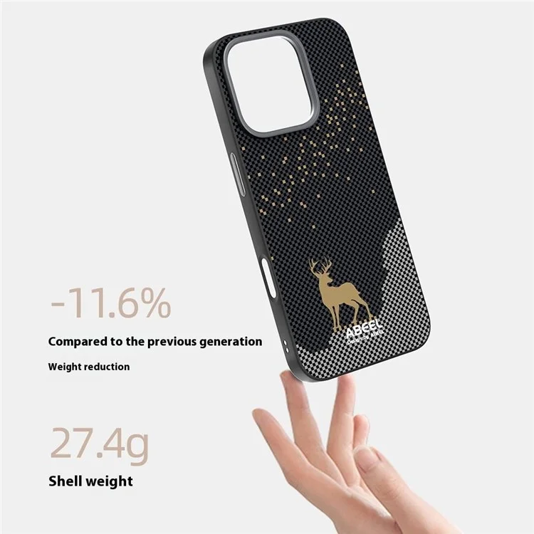 ABEEL For iPhone 16 Plus Case Compatible with MagSafe Ultra Slim PC TPU Phone Back Cover - The Great Wall