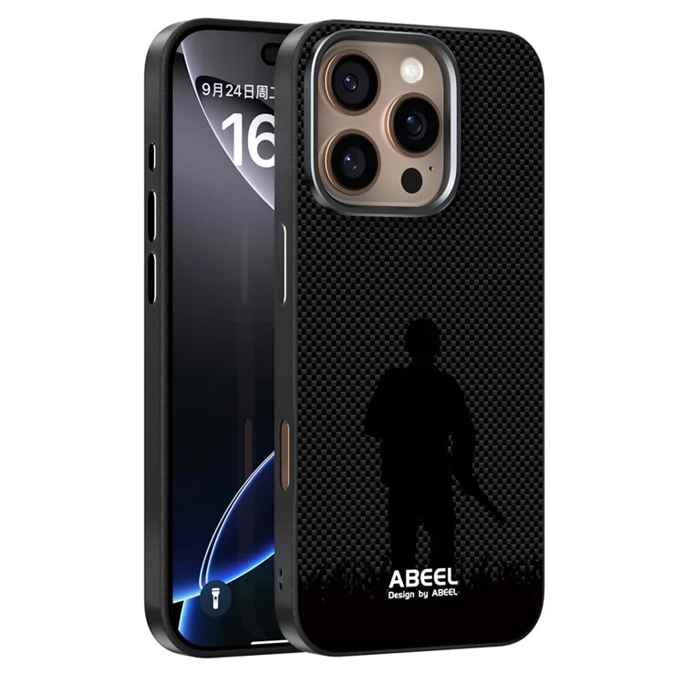 ABEEL For iPhone 16 Pro Case Compatible with MagSafe Ultra Slim PC TPU Phone Back Cover - Warrior