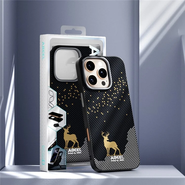 ABEEL For iPhone 16 Pro Max Case Compatible with MagSafe Ultra Slim PC TPU Phone Back Cover - The Great Wall