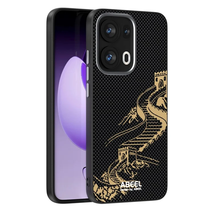 Чехол для Oppo Reno13 Pro 5G, совместимый с MagSafe, ультратонкий пластиково-силиконовый чехол для смартфона - Великая Стена