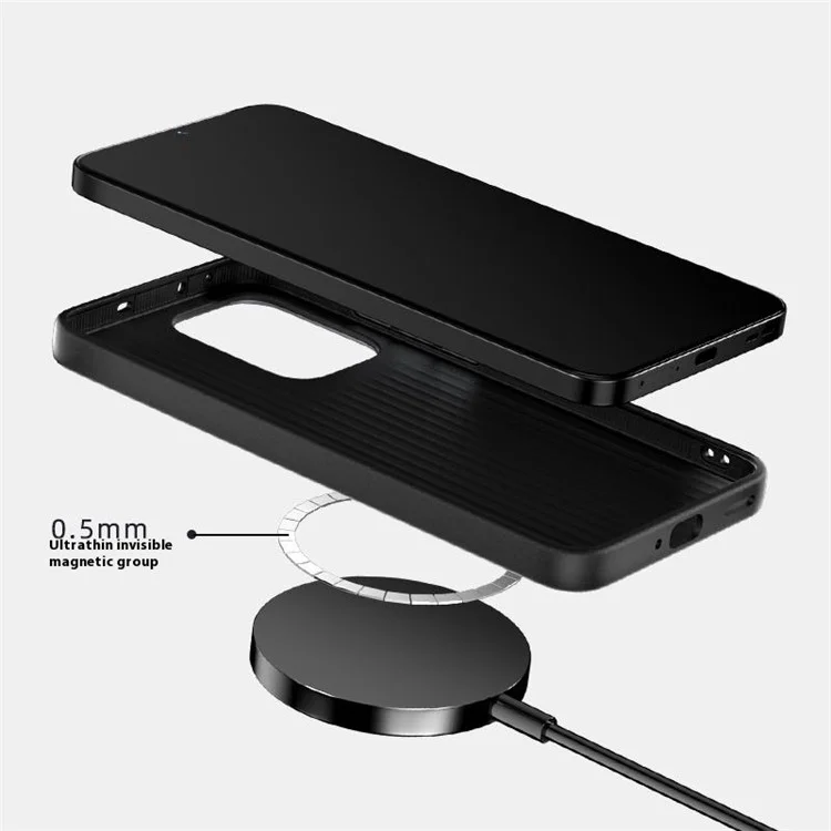 Чехол для Oppo Reno13 Pro 5G, совместимый с MagSafe, ультратонкий пластиково-силиконовый чехол для смартфона - Великая Стена