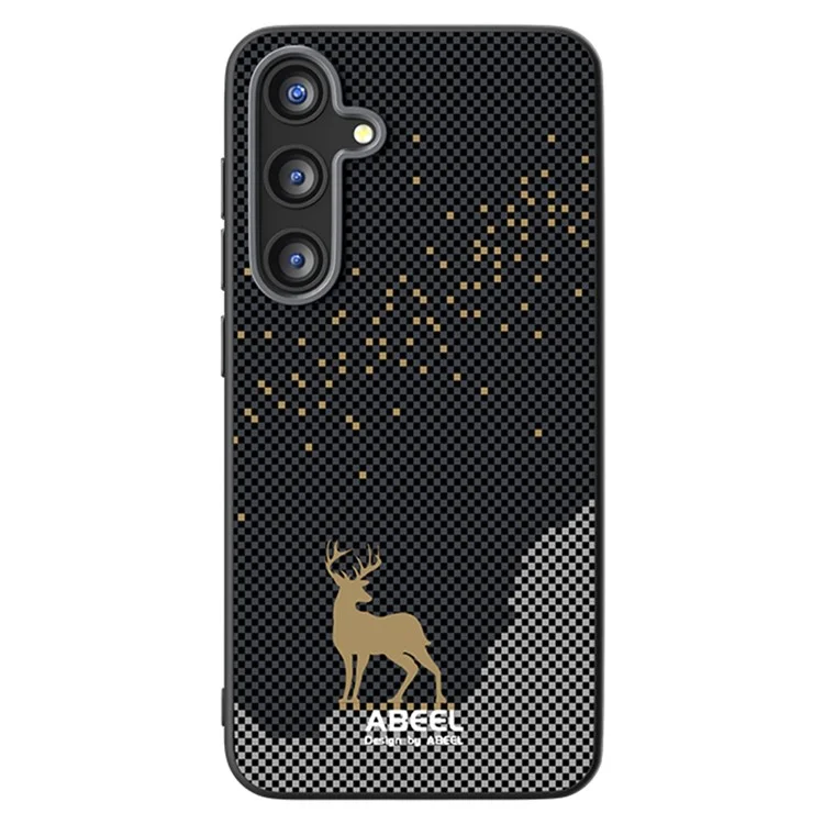 Funda para Samsung Galaxy S24 FE Compatible con MagSafe, Ultrafina de PC y TPU para Protección Trasera del Teléfono - Diseño de Ciervo