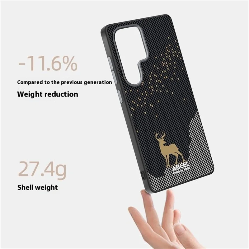 ABEEL For Samsung Galaxy S25 Ultra Magnetic Case Ultra Slim PC TPU Phone Back Cover - Sunrise