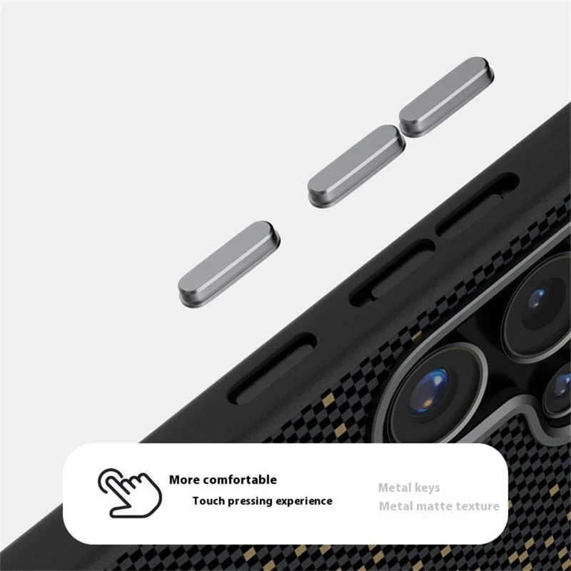 ABEEL For Samsung Galaxy S25 Ultra Magnetic Case Ultra Slim PC TPU Phone Back Cover - Sunrise