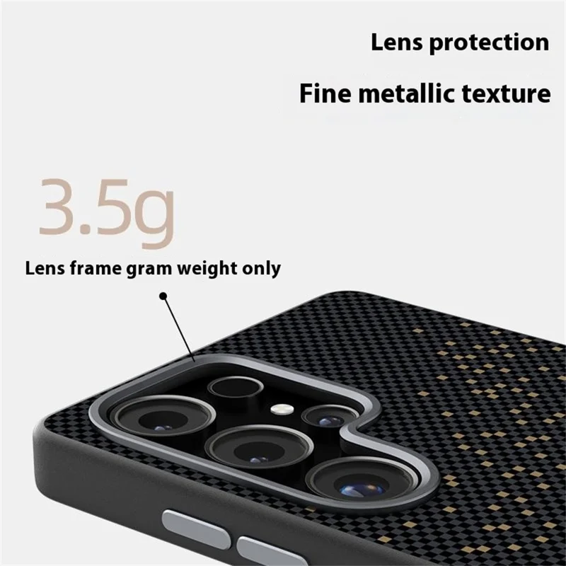 ABEEL For Samsung Galaxy S25 Ultra Magnetic Case Ultra Slim PC TPU Phone Back Cover - Sunrise