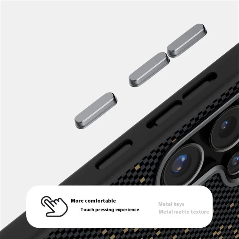 Cover per Samsung Galaxy S25 Compatibile con MagSafe, Sottile Custodia Ibrida PC TPU per Telefono - Cervo