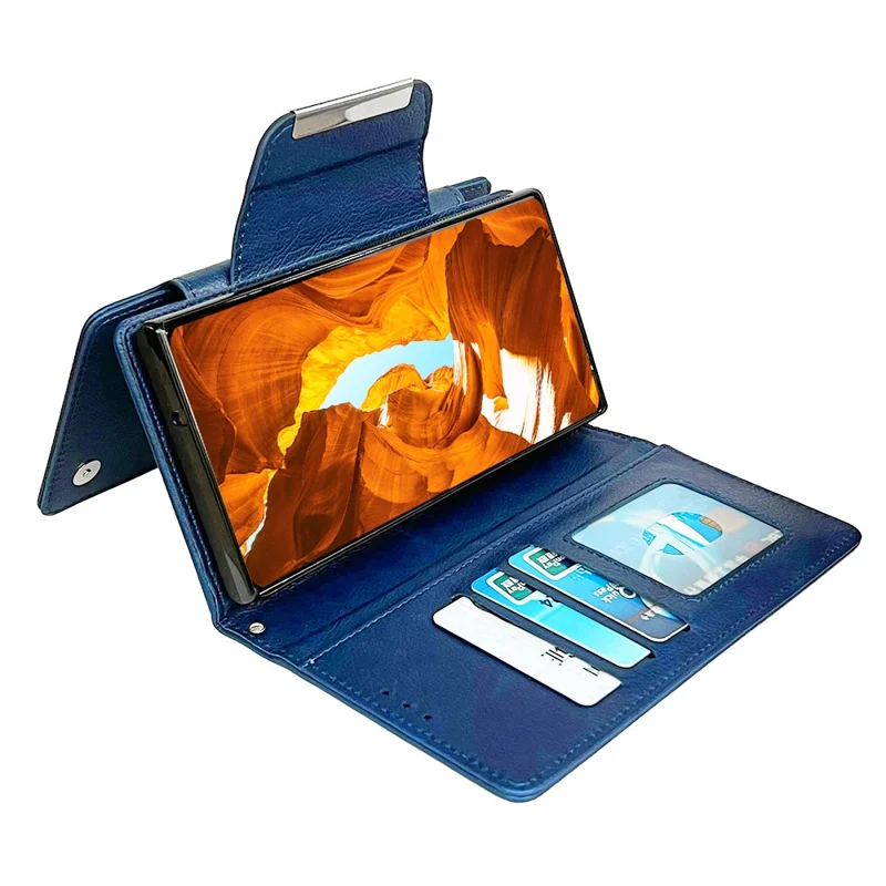 For Samsung Galaxy A36 5G Case Detachable PU Leather 2 in 1 Magnetic Wallet Phone Cover - Sapphire