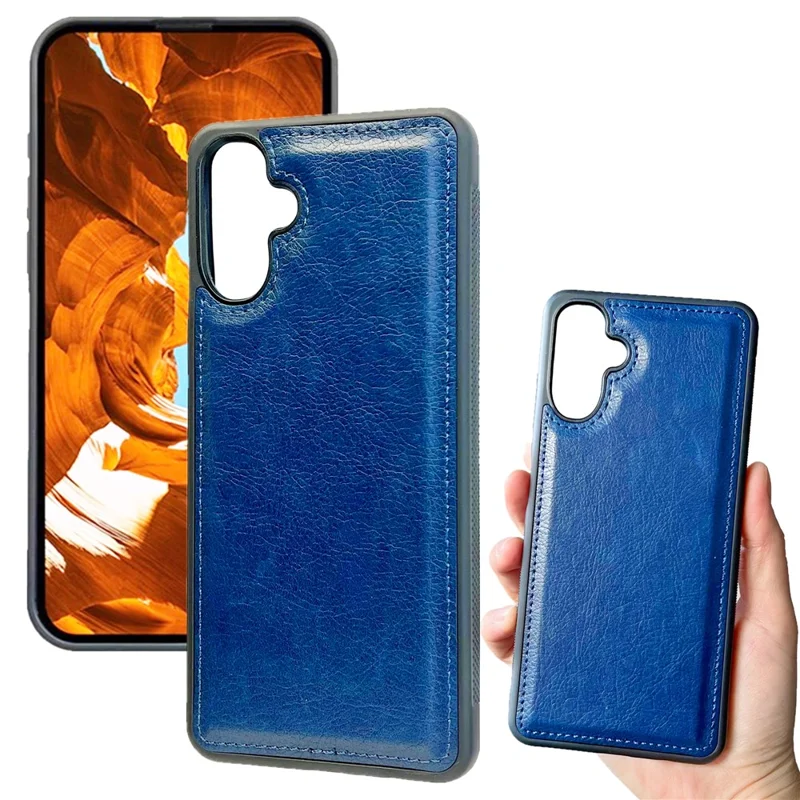 For Samsung Galaxy A36 5G Case Detachable PU Leather 2 in 1 Magnetic Wallet Phone Cover - Sapphire