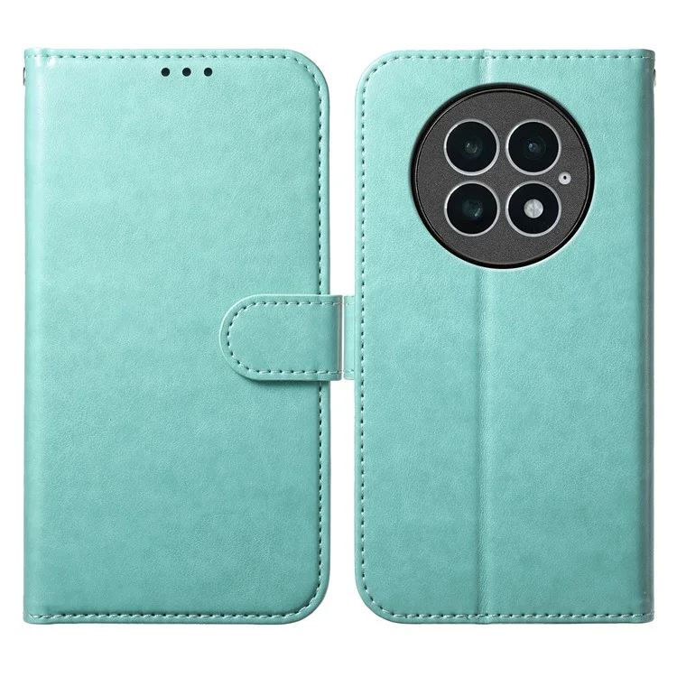 Чехол-портмоне для OnePlus 13 с 8 слотами для карт, подставкой, из искусственной кожи, флип-обложка - Зеленый
