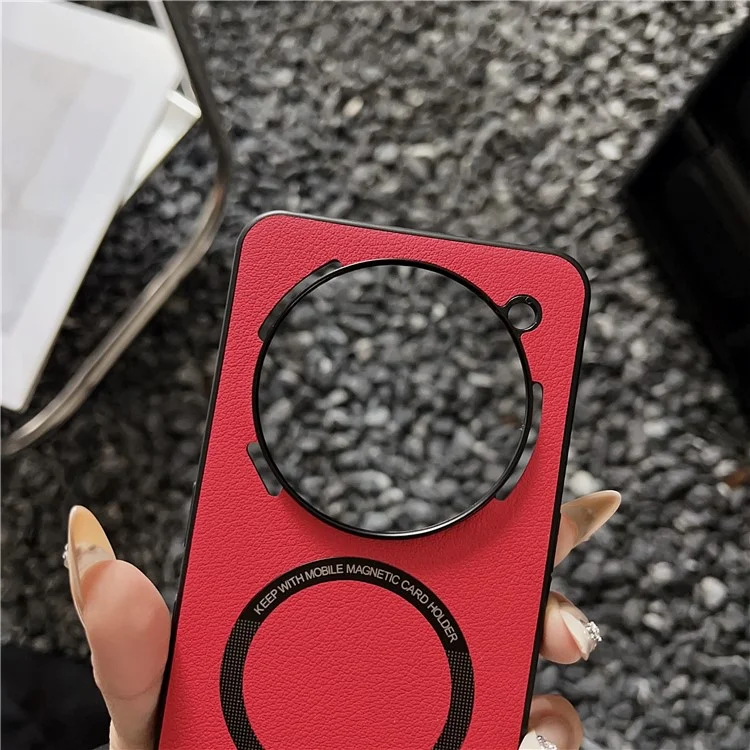 Funda para Nothing Phone (3a) Pro Anticaídas de Cuero PU + Carcasa TPU Compatible con MagSafe - Blanco