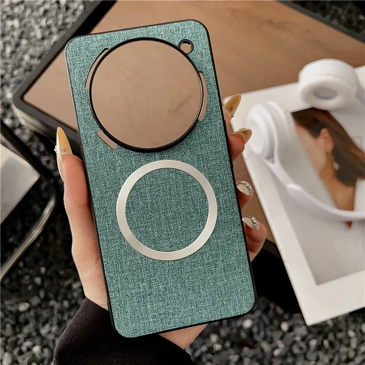 Funda Nothing Phone (3a) Pro Antigolpes TPU + Tela Trasera Compatible con MagSafe - Verde