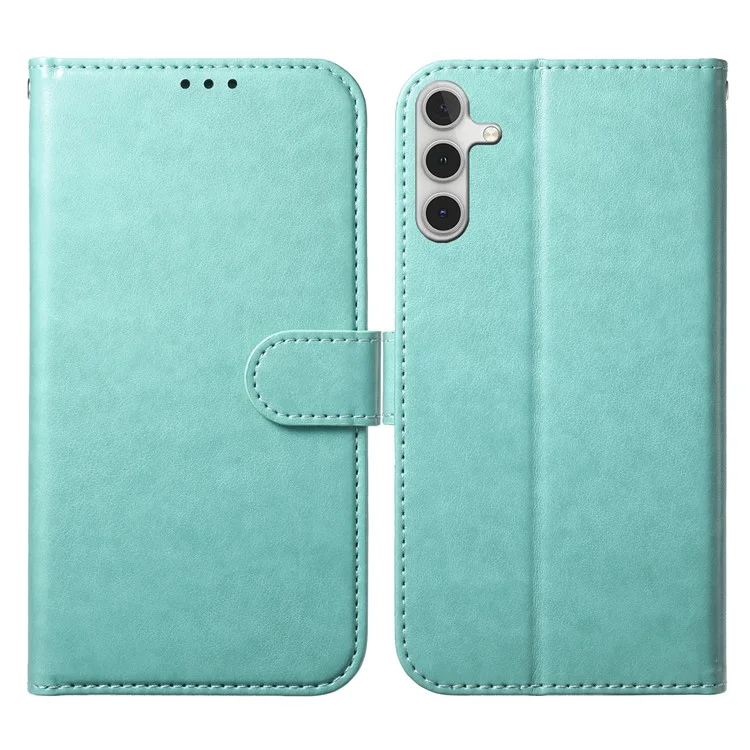 Für Samsung Galaxy A55 5G Geldbörsen-Handyhülle mit 8 Kartenfächern, Ständer, PU-Leder Folio Flip Cover - Grün