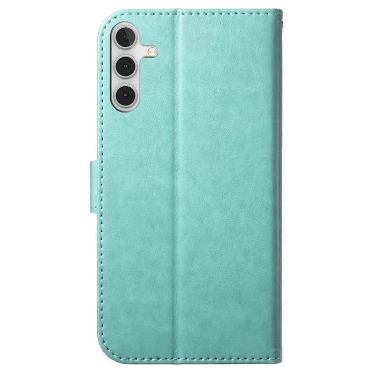 Für Samsung Galaxy A55 5G Geldbörsen-Handyhülle mit 8 Kartenfächern, Ständer, PU-Leder Folio Flip Cover - Grün