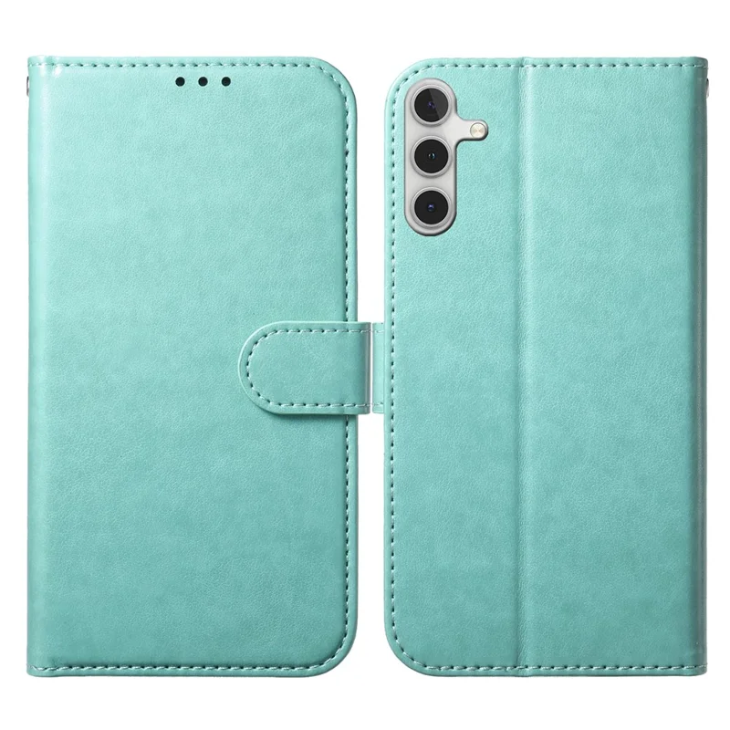 For Samsung Galaxy A56 5G Wallet Phone Case with 8 Card Slot Stand PU Leather Folio Flip Cover - Green