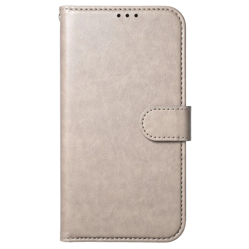 For Samsung Galaxy S25 Wallet Phone Case with 8 Card Slot Stand PU Leather Folio Flip Cover - Grey